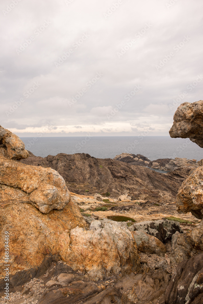 In the cap de creus near Cadaques, Costa brava