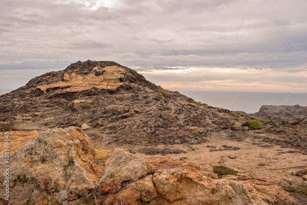 In the cap de creus near Cadaques, Costa brava In the cap de creus near Cadaques, Costa brava