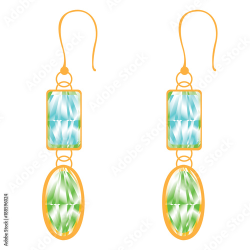 Pair of earrings