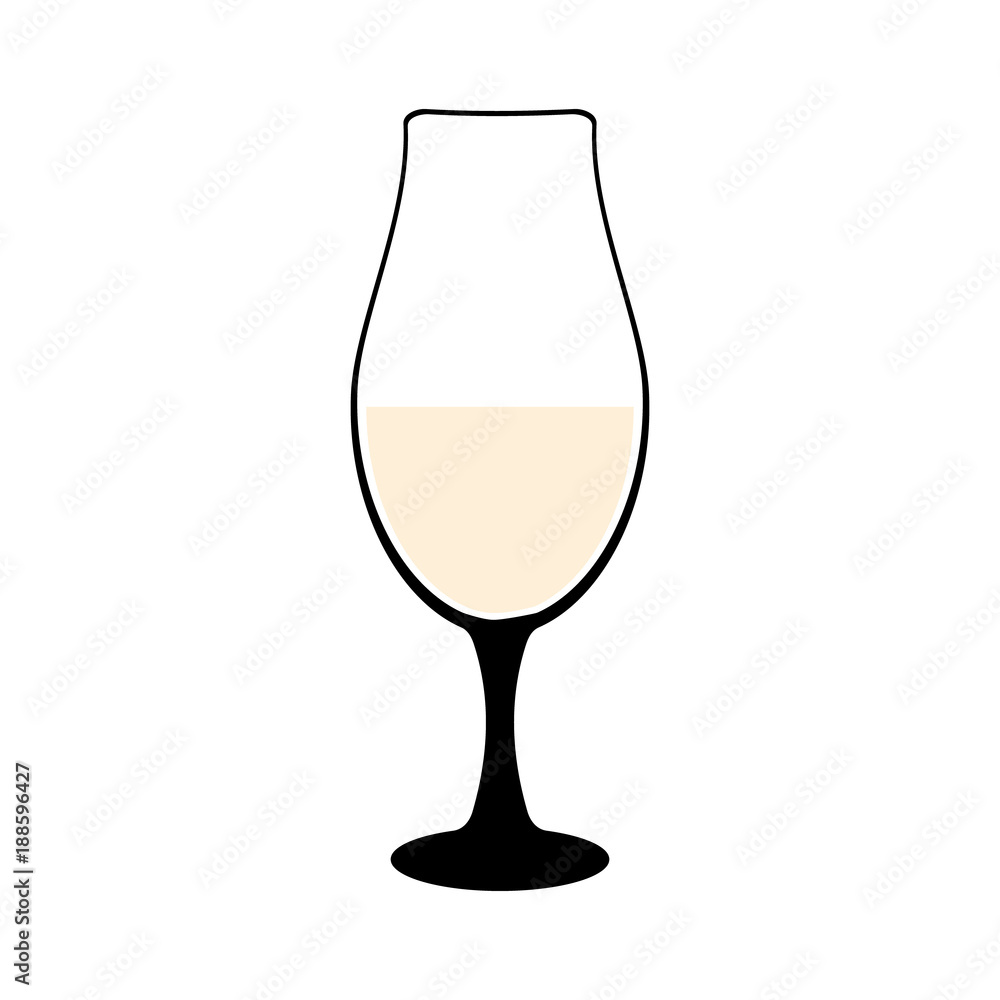 Vine-glass silhouette of goblets with wine or drinks isolated on white background. Alkohol vector illustration. Vine-glass silhouette of goblets with wine or drinks isolated on white background. Alkohol vector illustration.