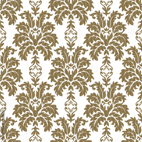 Vector seamless damask pattern. Rich ornament, old damascus style pattern for wallpapers, textile, scrapbooking etc.