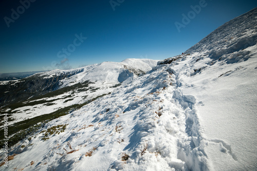 Beautiful winter mountain landscape © alipko