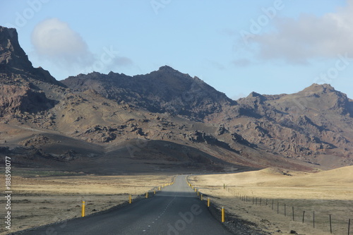 Shadowy mountains