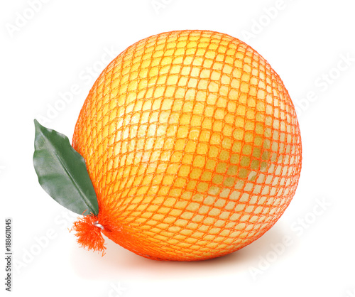 Pomelo fruit isolated on white background
