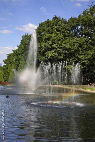 Park of Branicki palace in Bialystok. Poland
