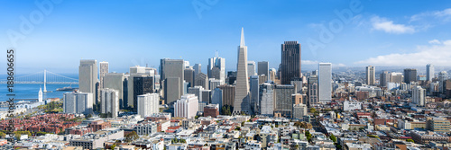 San Francisco Skyline im Sommer