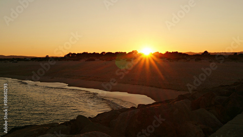 Atardecer en la Isla de Tavira