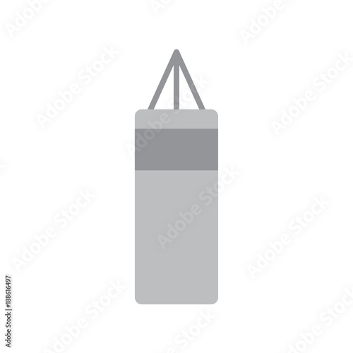 boxing punching bag icon- vector illustration
