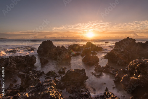 Nascer do Sol em Nova Almeida, Serra, Espírito Santo, Brasil.