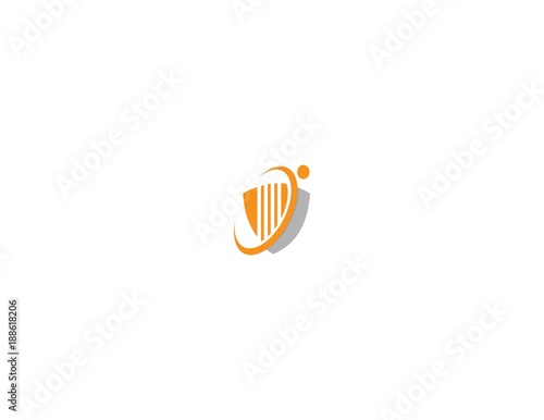 Human Shield Protection Creative Business Logo