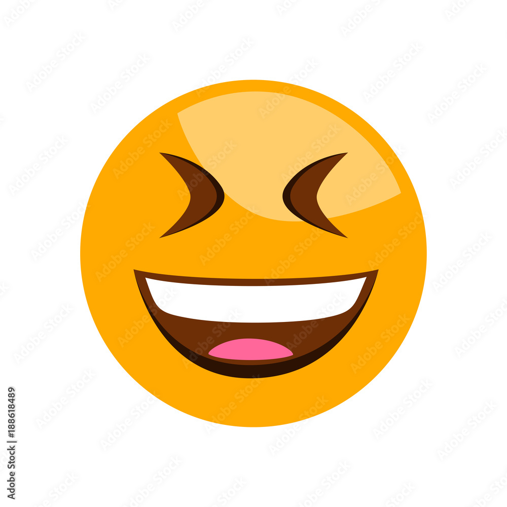 Smile icon. Emotion smile. Illustration Smile icon. Emotion smile. Illustration