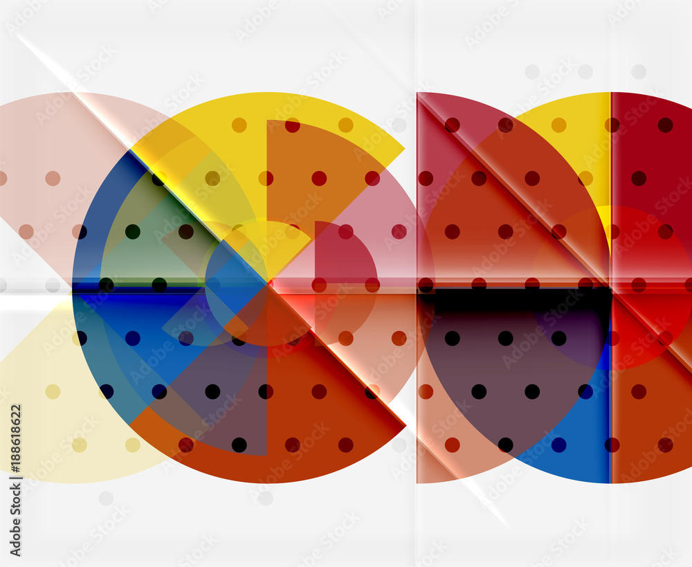 Geometric circle abstract banner Geometric circle abstract banner