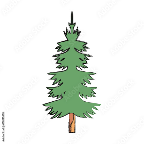Pine tree doodle