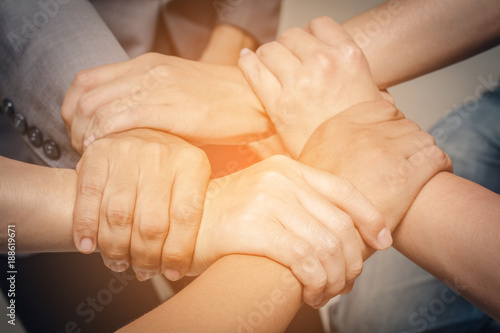group of people teamwork concept
