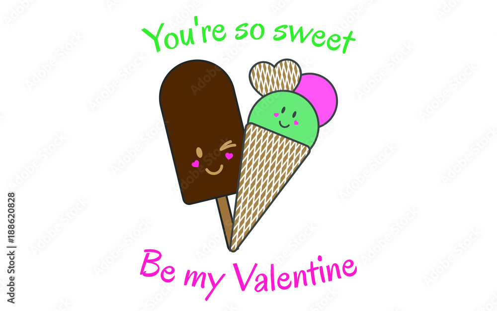 Valentine’s Day greeting card. Web banner. Vector illustration. Valentine’s Day greeting card. Web banner. Vector illustration.