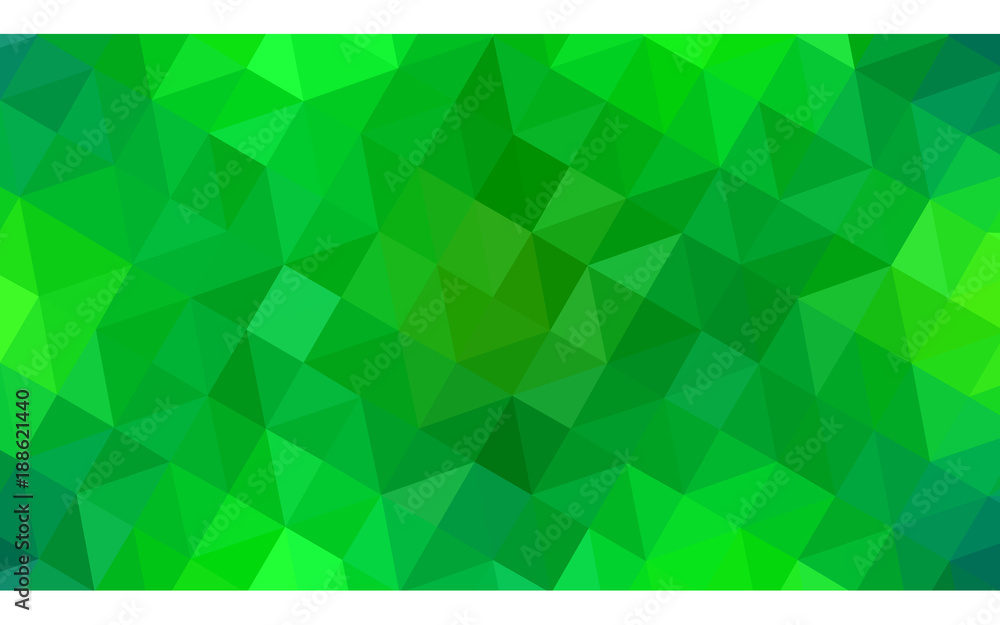 Light Green vector abstract perspective background.