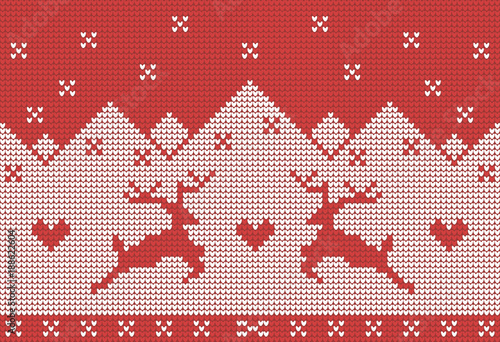 Knitted sweater background