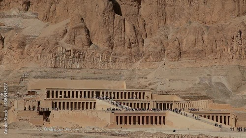 Hatshepsut Temple; Mortuary Temple Of Hatshepsut; Nile West Bank, Near Luxor, Egypt