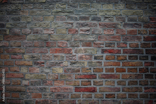 old grunge brick wall texture background