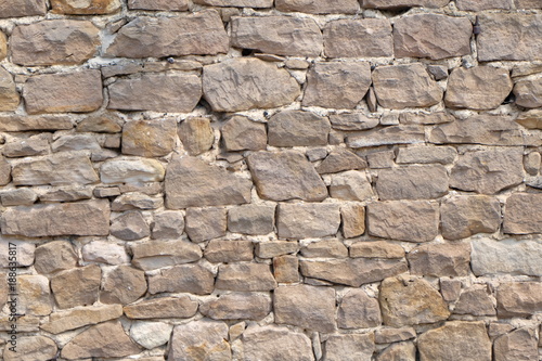 German Stacked Stone Wall