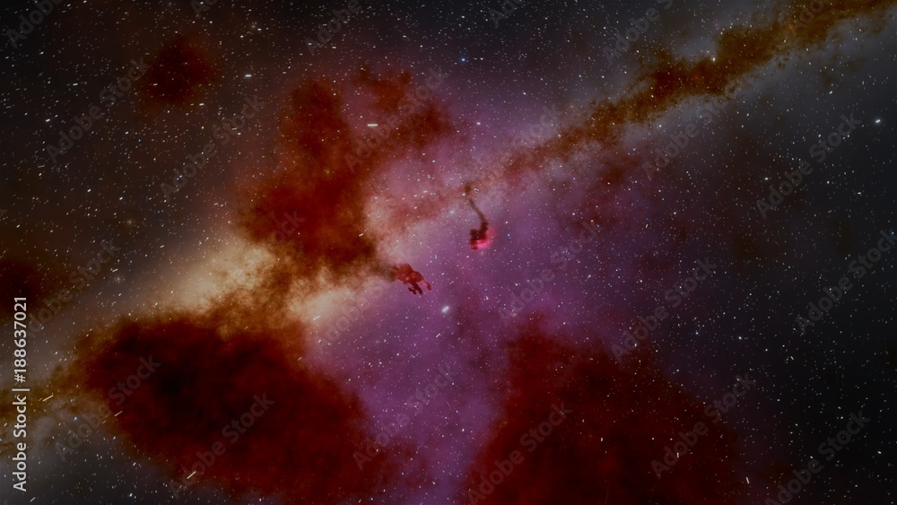 Eagle Nebula M16 and Milky Way Galaxy Eagle Nebula M16 and Milky Way Galaxy