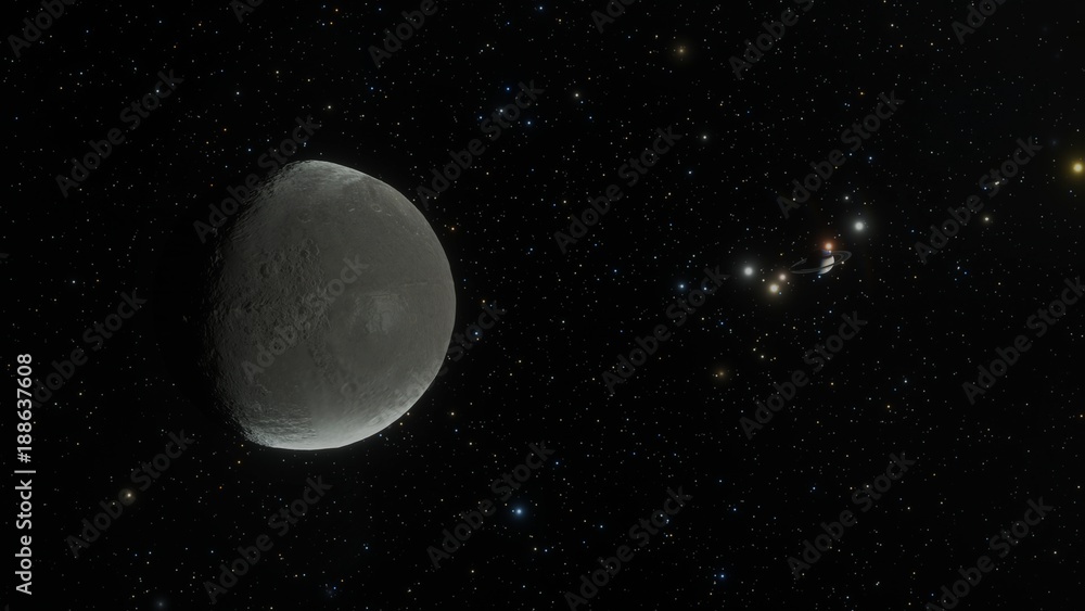 Iapetus Moon of Saturn