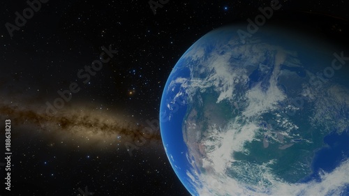 Fototapeta Naklejka Na Ścianę i Meble -  Planet Earth from Space Africa