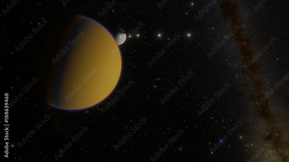 Titan Moon of Saturn Flyby 1 Titan Moon of Saturn Flyby 1