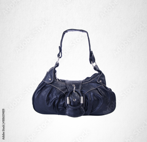 bag or black colour female bag on a background.