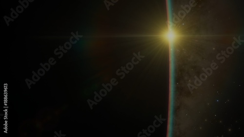 Uranus Planet Sunrise