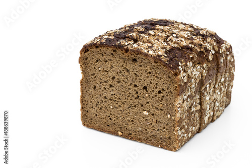 Sliced brown bread