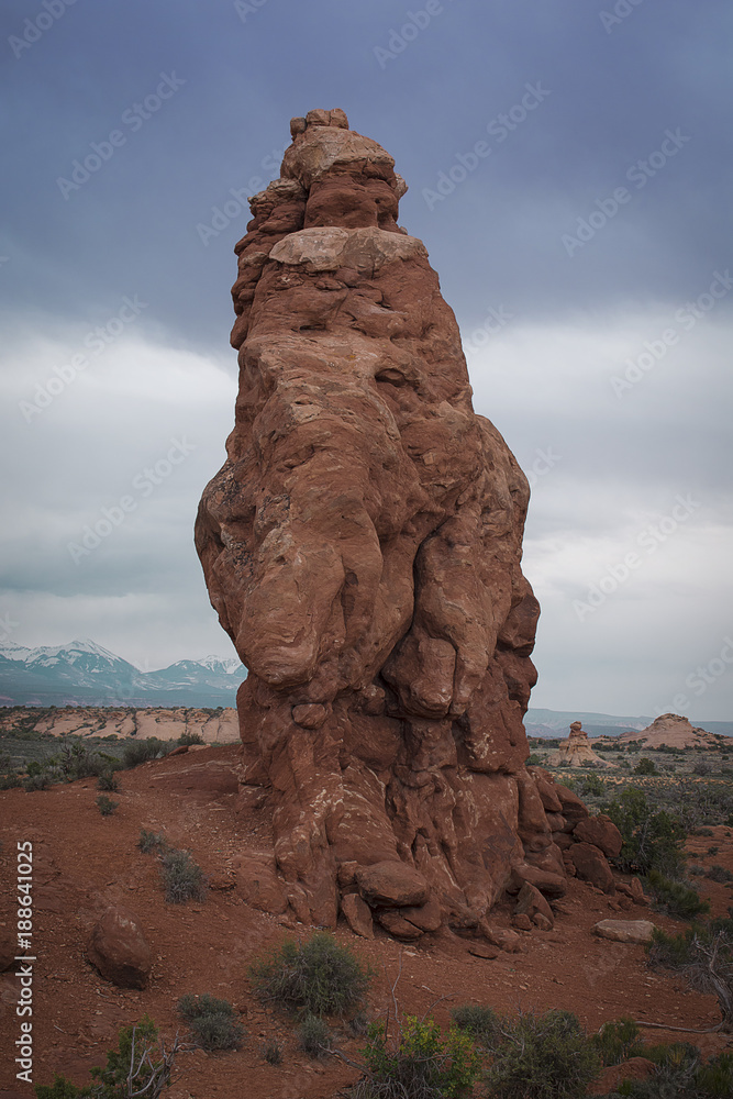 Red Rock Pilar at Arches National Park