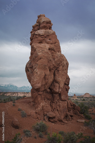 Red Rock Pilar at Arches National Park