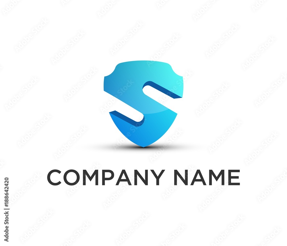 letter S shield logo icon vector element letter S shield logo icon vector element