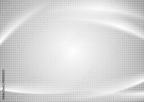 Abstract grey tech wavy background