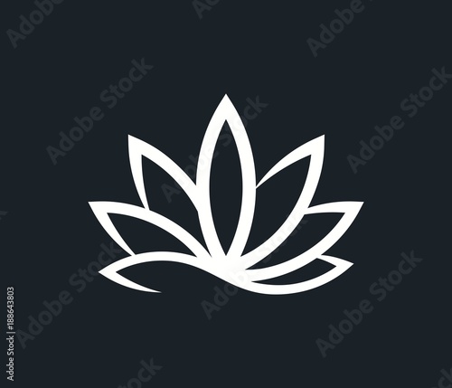 cannabis logo icon. simple vector element