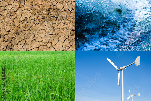 Environment collection, photomontage