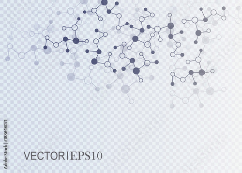 Design Technology Network backgound. Connection concept