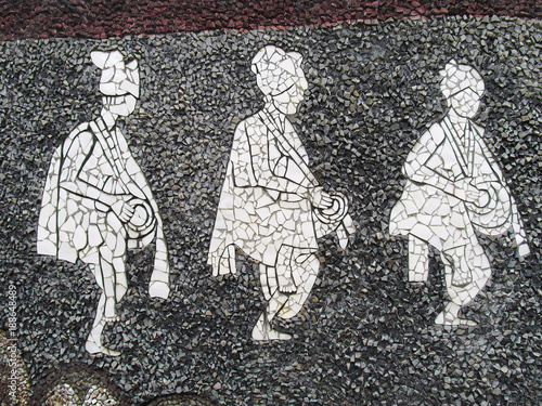 Musicians, Rock Garden, Malampuzha, Kerala, India photo