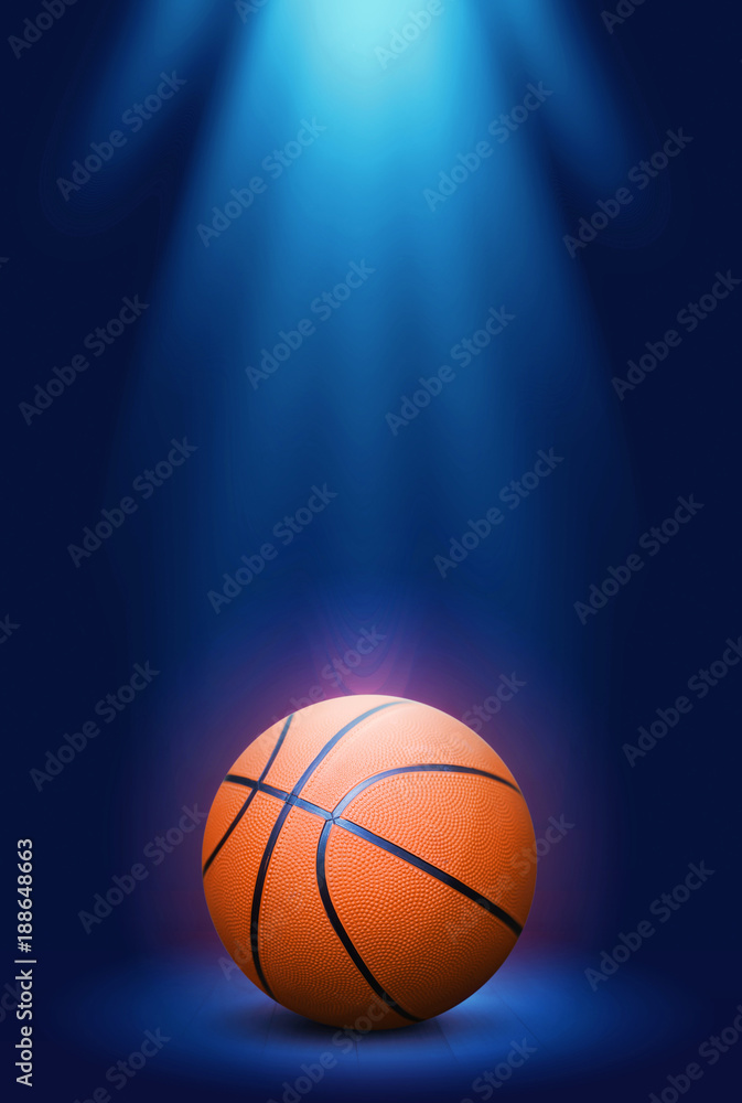 Naklejka premium Basketball