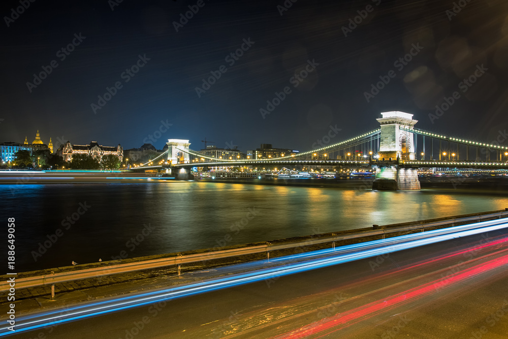 Obraz premium Evening Budapest Hungary