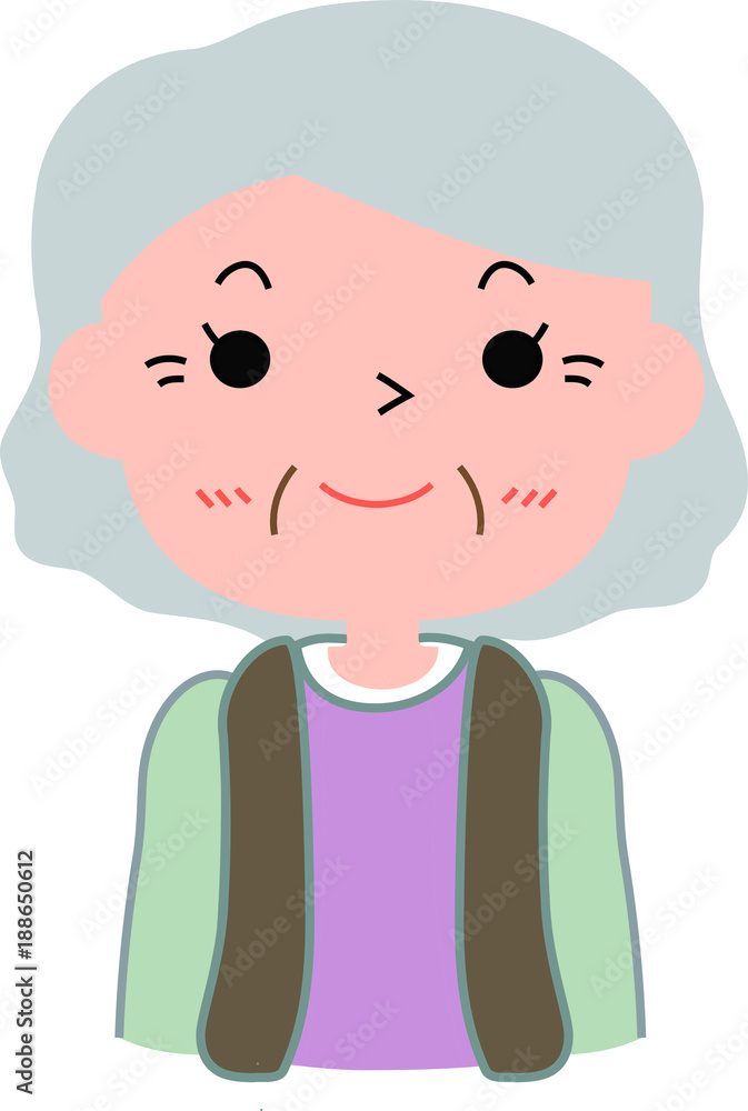 beautiful grandmother stand.eps beautiful grandmother stand.eps