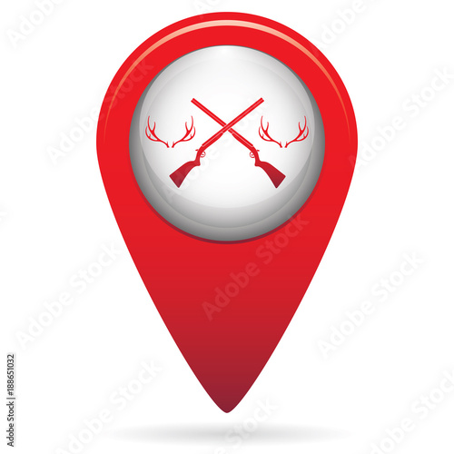 Hunting club logo icon
