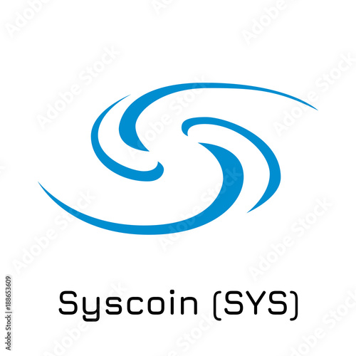 Syscoin (SYS). Vector illustration crypto coin ic
