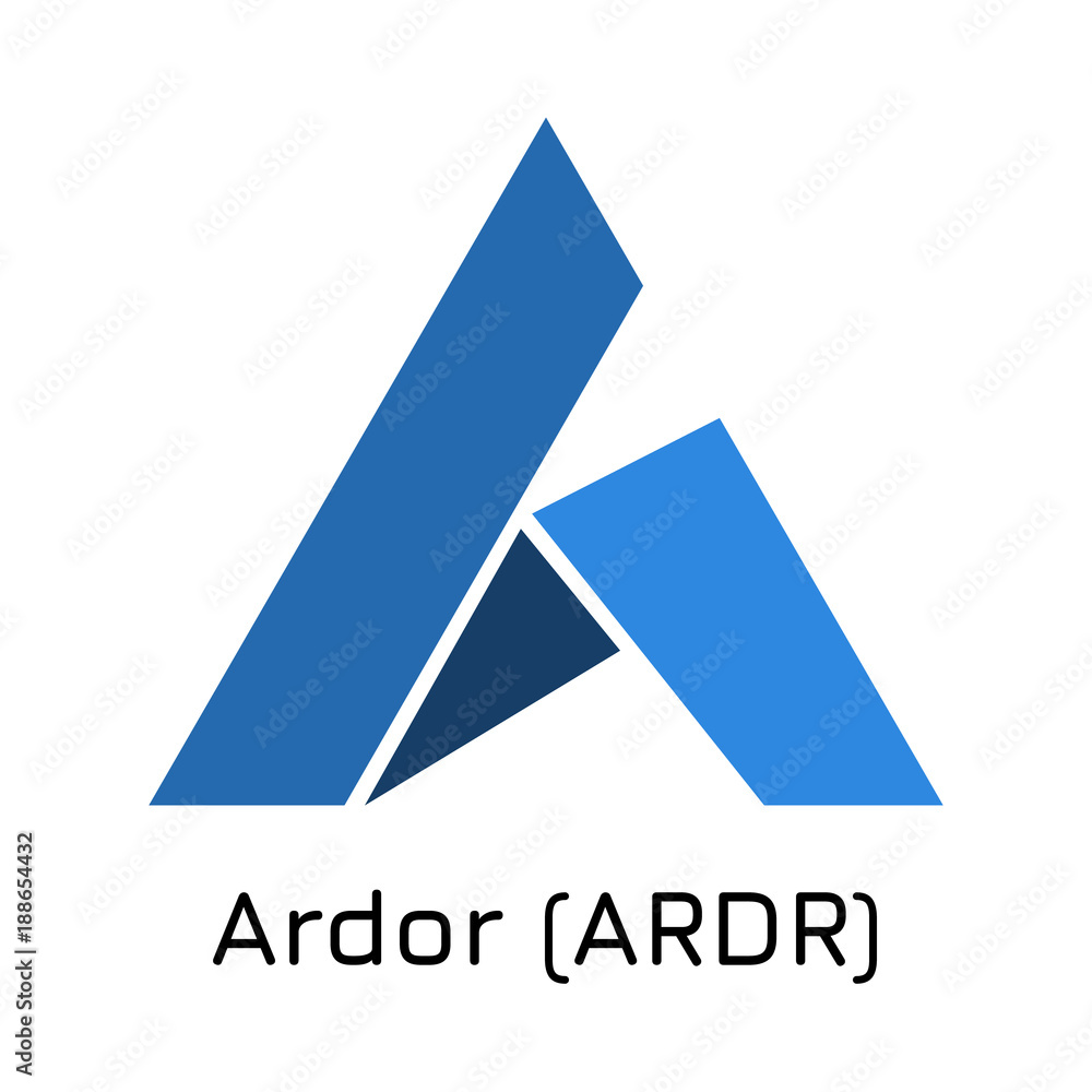 Ardor (ARDR). Vector illustration crypto coin ico Stock Vector | Adobe Stock