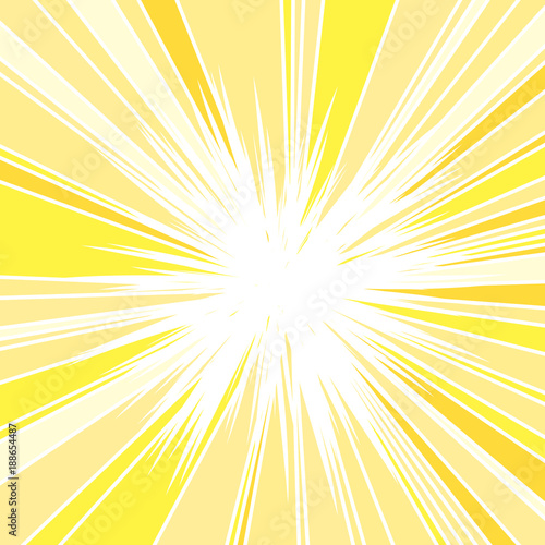 Hot and Glittering Summer Sun