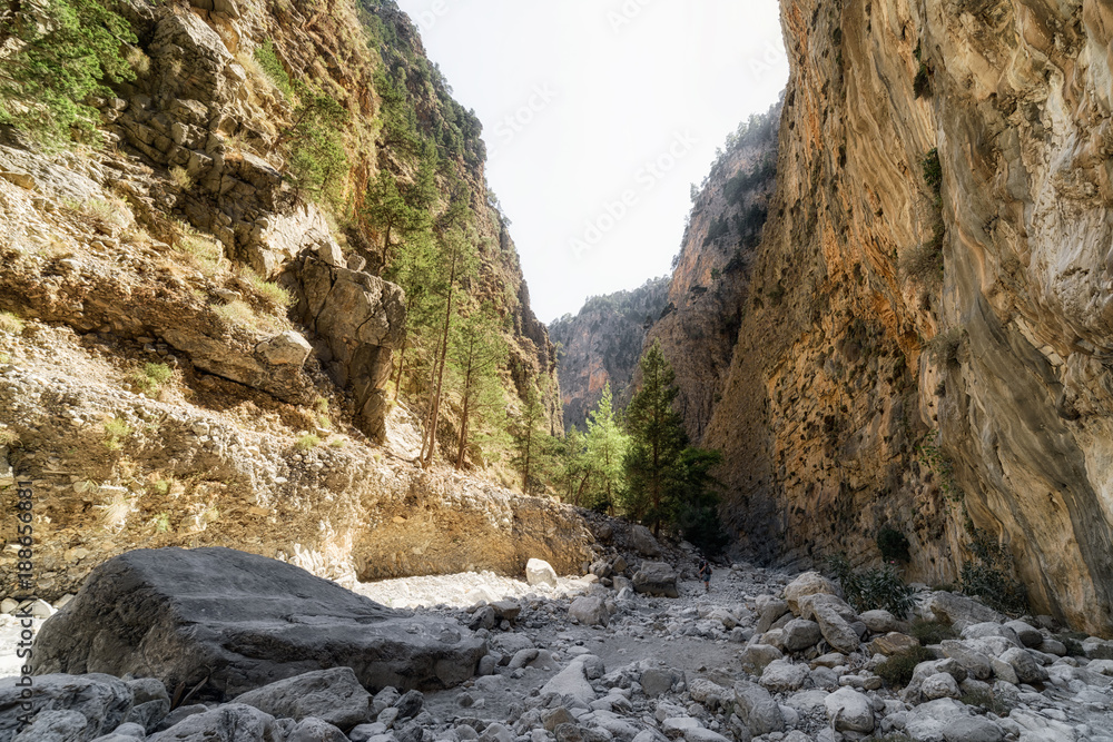 Samaria gorge national park, Crete island - Greece Samaria gorge national park, Crete island - Greece