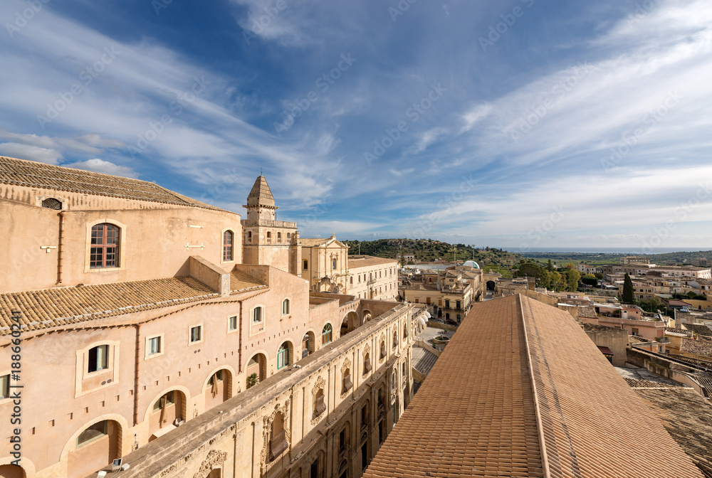 Cityscape of Noto - Syracuse Sicily Italy
