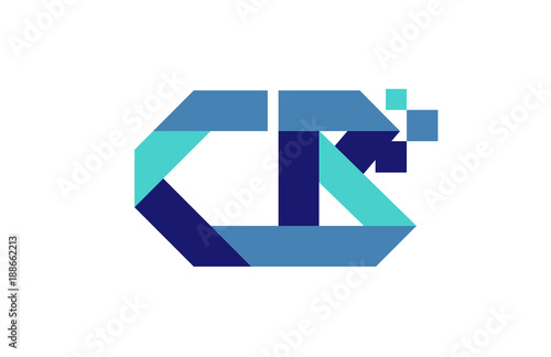 Free Download CB Digital Ribbon Letter Logo - GFXLoad