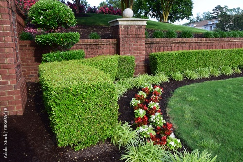 Garden wall photo